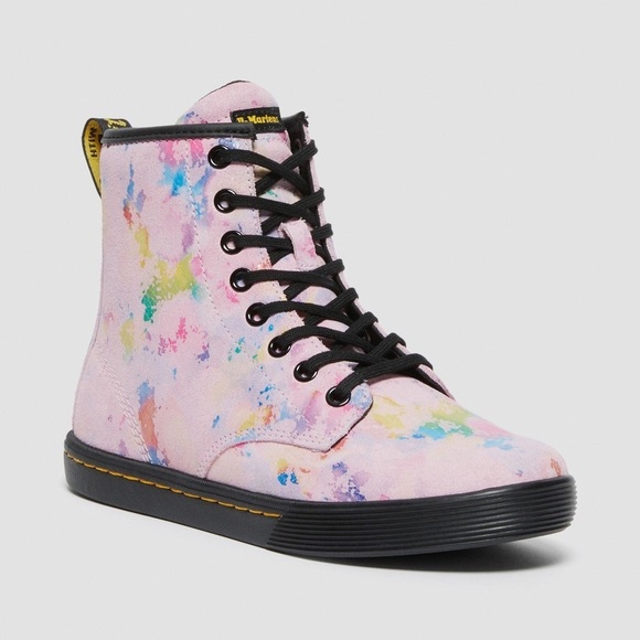 Dr. Martens Shoes - Dr. Martens SHERIDAN WOMEN'S CONFETTI SUEDE CASUAL BOOTS